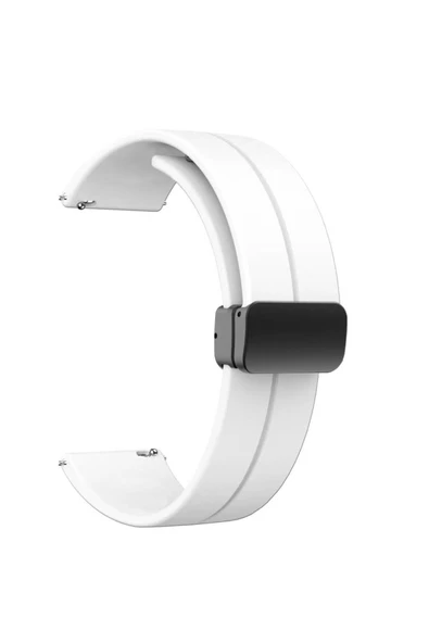 HEPTEKİLETİŞİM Samsung Gear S3 (22mm) Silikon Kordon Metal Toka Tasarım (KRD-84) ürün görseli 1