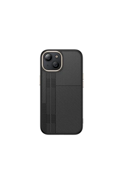 HEPTEKİLETİŞİM Apple iPhone 14 Plus Kılıf M-safe Şarj Özellikli Karbon Fiber Görünümlü Kapak (ANTİNA) ürün görseli 1