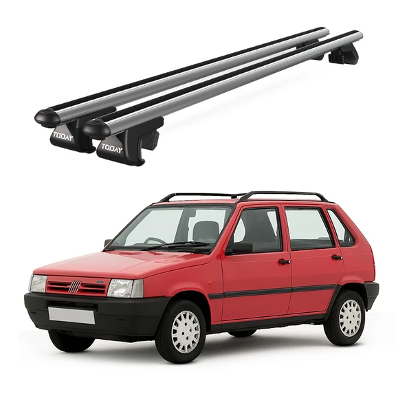 Venüs Fiat Uno (1990-2000) Uyumlu Gri Ara Atkı Port Bagaj Tavan Barı ürün görseli 1