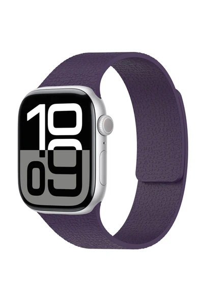 HEPTEKİLETİŞİM Apple Watch Watch 2/3/4/5/6/7/8/se/ultra 42mm Kabartma Desenli Silikon Kordon (krd-136) ürün görseli 1