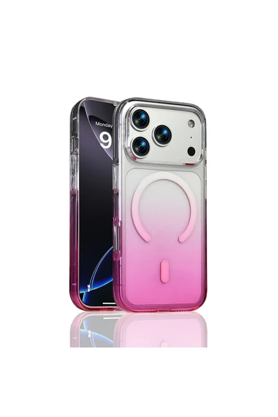 HEPTEKİLETİŞİM Apple iPhone 17 Pro Kılıf M-Safe Şarj Özellikli Silikon Kapak (Septik) ürün görseli 1