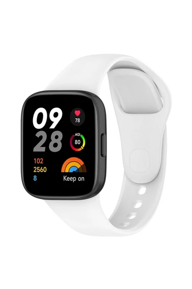 HEPTEKİLETİŞİM Xiaomi Redmi Watch 3 Uyumlu KRD-81 Uyumlu HPTK Kordon-Beyaz ürün görseli 1