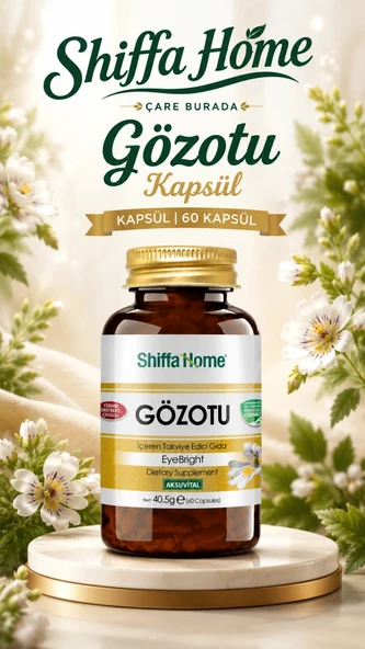 Gözotu Kapsülü (60 Kapsül) (Kadife Çiçeği & Ispanak Kurusu & Çinko &  Yaban Mersini) ürün görseli 1