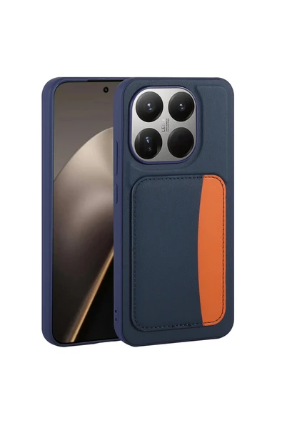 HEPTEKİLETİŞİM Xiaomi 15T Kılıf Kartlıklı Silikon Kapak (X-Kart) ürün görseli 1