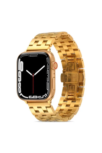 HEPTEKİLETİŞİM Watch 40mm Uyumlu KRD-20 Metal HPTK Kordon-Gold ürün görseli 1