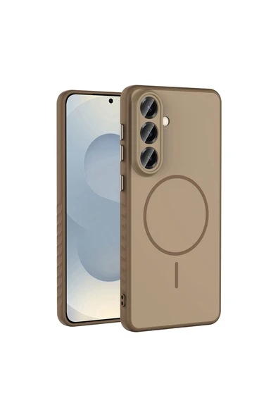 HEPTEKİLETİŞİM Samsung Galaxy A37 Kılıf M-Safe Manyetik Şarj Kamera Korumalı Darbe Emici Silikon Kapak (TEA) ürün görseli 1