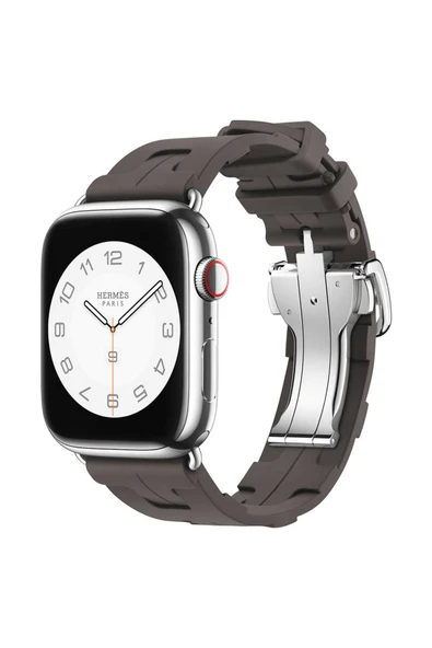 HEPTEKİLETİŞİM Watch 44mm Spor Görünümlü HPTK- KRD-94 Silikon Kordon-Haki ürün görseli 1