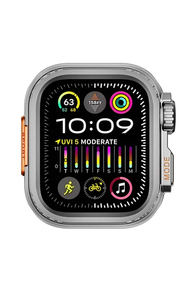 HEPTEKİLETİŞİM Watch 2/3/4/5/6/7/8/9/se/ultra/nike 45mm to Watch Ultra 49mm Kasa Dönüştürücü Gard 33 ürün görseli 1