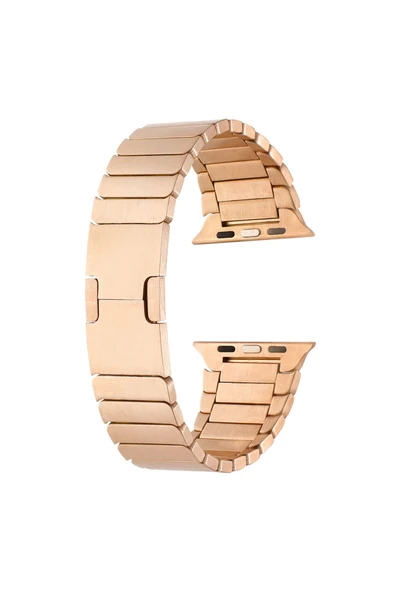 HEPTEKİLETİŞİM Watch Ultra 49mm Uyumlu KRD-82 Metal HPTK Kordon-Rose Gold ürün görseli 1