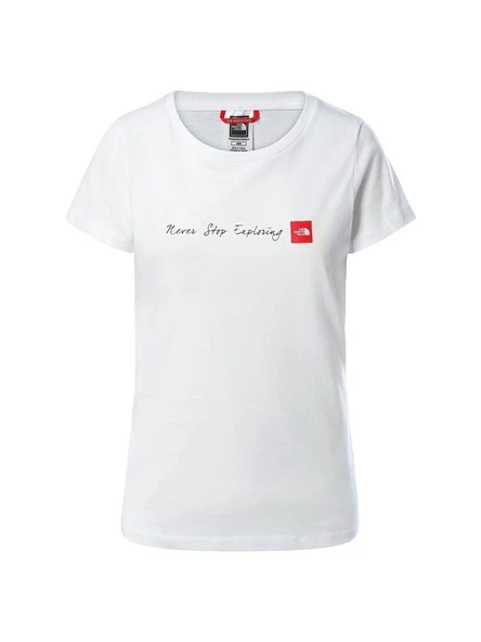 The North Face  Kadın S/S NeverStopExploring Tişört NF00A6PRLB11 - Resim 2