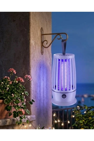 SAYARMARKT UV Işıklı Elektrikli Böcek Öldürücü Lamba Gece Lambalı Sessiz ve Güvenli Kullanım ürün görseli 1