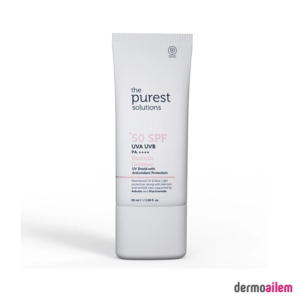 The Purest Solutions Lekeli Ciltler Için Antioksidan Destekli Güneş Kremi 50+ Faktör Spf Uva/Uvb ürün görseli 1