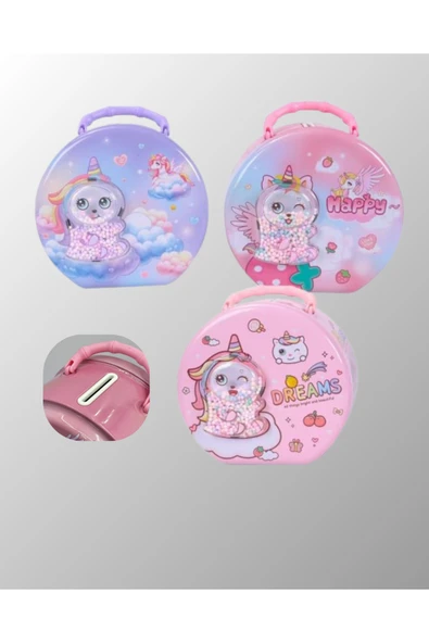 SAYARMARKT ŞİFRELİ KUMBARA PEMBE - Resim 3