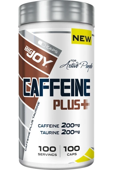 Bigjoy Sports Caffeine Plus 100 Kapsül - Resim 3