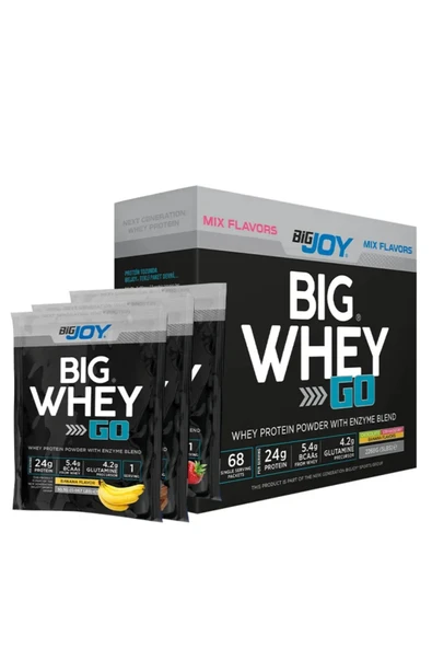 Bigjoy Bigjoy Big Whey Go Protein 2201 gr 68 Saşe Mix ürün görseli 1