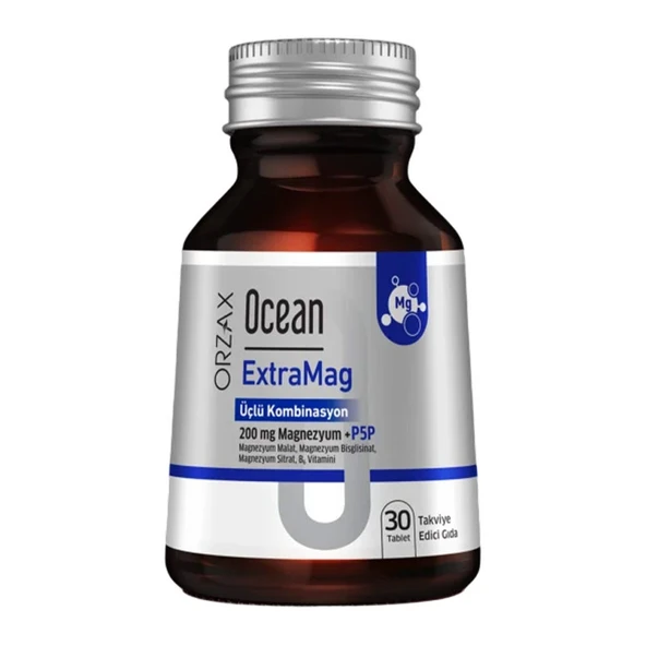Orzax Ocean ExtraMag Üçlü Kombinasyon 30 Tablet ürün görseli 1