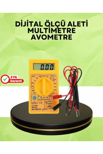 SAYARMARKT Profesyonel Dijital Multimetre Volt Amper Direnç Ölçümü ürün görseli 1