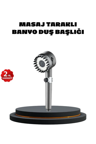SAYARMARKT Masaj Uçlu Yüksek Basınçlı Duş Başlığı Spa Etkili ürün görseli 1