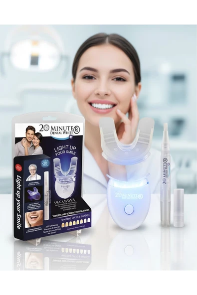 SAYARMARKT Beyazlatma Kalemli LED Diş Parlatma Seti ürün görseli 1
