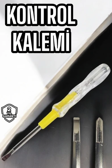 SAYARMARKT Test Cihazı Kontrol Kalemi Çift Başlıklı Şeffaf Elektrik Testi ürün görseli 1