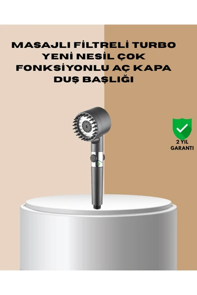 SAYARMARKT Çok Fonksiyonlu Filtreli Duş Başlığı Masaj Etkili ürün görseli 1