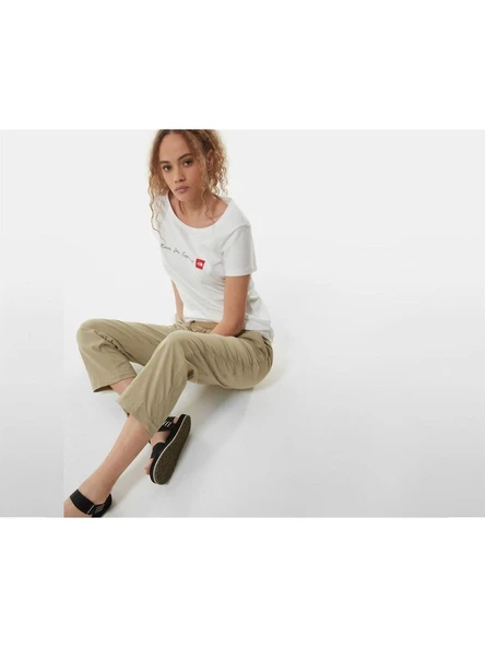 The North Face  Kadın S/S NeverStopExploring Tişört NF00A6PRLB11 - Resim 3