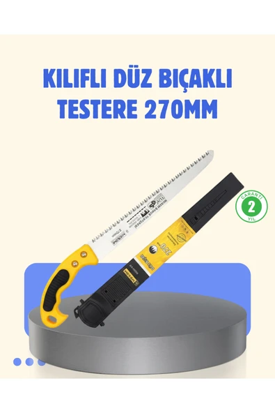 SAYARMARKT Kılıflı Budama Bahçe Testeresi 270 mm Düz Bıçaklı ürün görseli 1