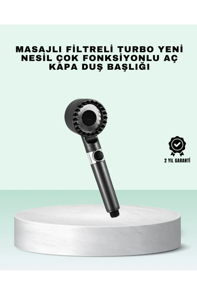 SAYARMARKT Aç Kapa Tuşlu Filtreli Duş Başlığı Yeni Nesil Tasarım ürün görseli 1