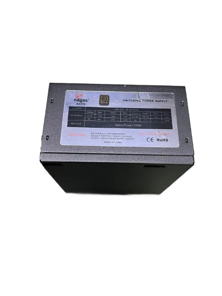 NAGAS AO350 350WATT POWER SUPPLY 12 CM FANLI GÜÇ KAYNAĞI (2 EL YENİLENMİŞ ÜRÜN) ürün görseli 1
