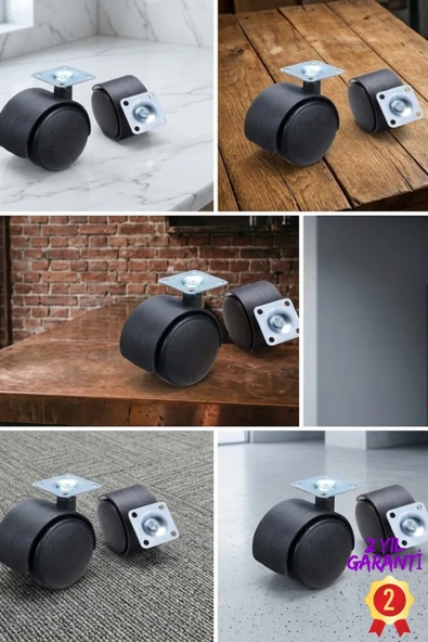 SAYARMARKT Kilitsiz 4 Cm Mobilya Ayağı Tekli Dayanıklı Tasarım ürün görseli 1