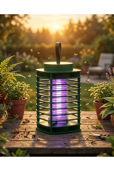 SAYARMARKT LED Sivrisinek Öldürücü Lamba Güçlü UV Işık ve Elektrikli Tuzak Sistemi ürün görseli 1