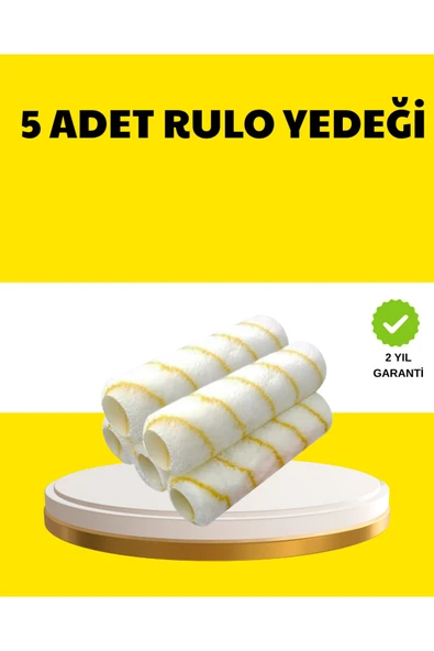 SAYARMARKT 5’li İnce İşçilik Boya Rulo Seti Pürüzsüz ve Eşit Kaplama ürün görseli 1