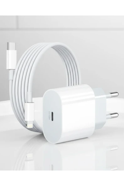 SAYARMARKT iPhone 12 11 XR XS X 8 Plus 7 20W PD Lightning Hızlı Şarj Adaptörü ürün görseli 1