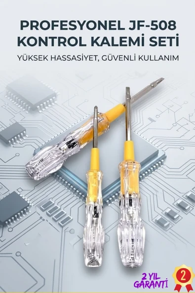 SAYARMARKT JF-508 Voltaj Test Kalemi Pratik Kullanım - Resim 5