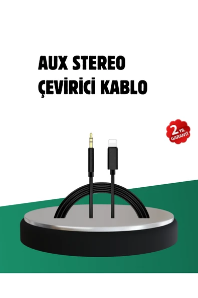 SAYARMARKT Lightning – 3.5mm Aux Adaptör Kablo Stereo Ses Aktarım ürün görseli 1