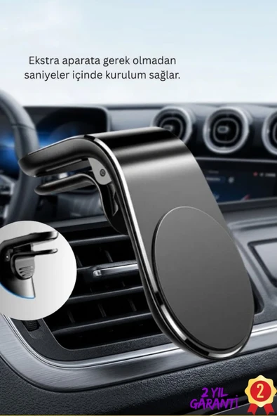 SAYARMARKT Mini Manyetikli Araç Telefon Tutucu Güçlü Yapışkan Tabanlı Universal Uyumlu Aparat ürün görseli 1