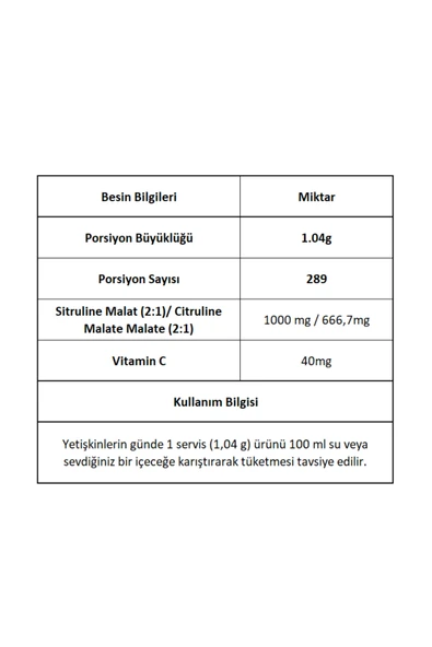 Bigjoy Citrulline Malate 300g - Resim 4