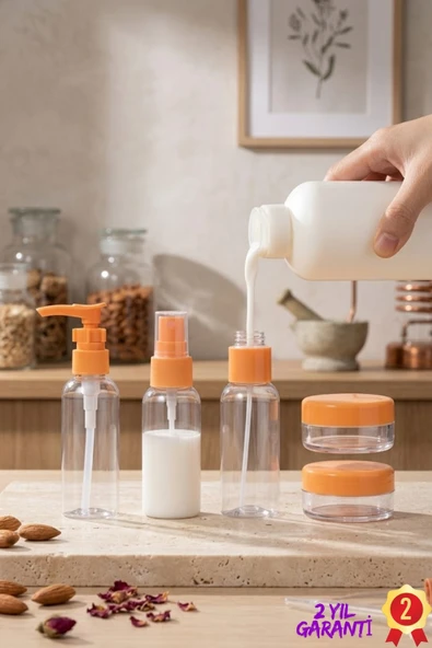 SAYARMARKT Taşınabilir 5 Parça 30 ml Dolum Şişesi Seyahat Seti ürün görseli 1