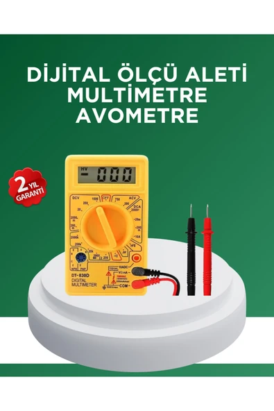SAYARMARKT Dijital Multimetre Ölçü Aleti AC DC Ölçüm ve LCD Ekranlı ürün görseli 1