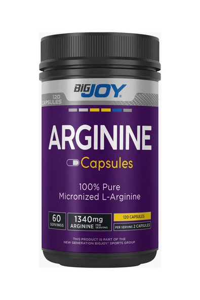 Bigjoy Arginine 120 Kapsül ürün görseli 1