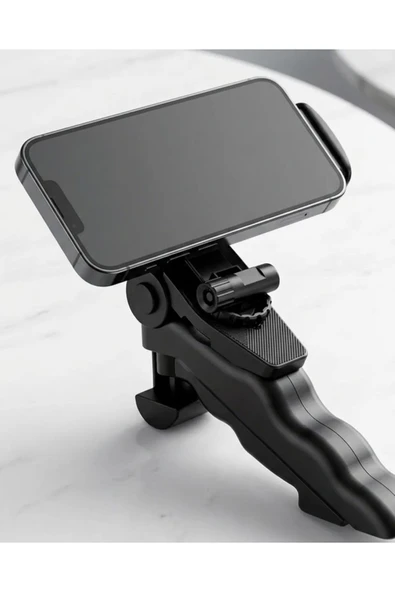 SAYARMARKT Katlanabilir Mini Telefon Tripodu Masaüstü Telefon Standı 360 Derece Ayarlanabilir ürün görseli 1