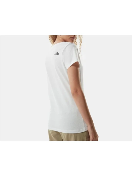 The North Face  Kadın S/S NeverStopExploring Tişört NF00A6PRLB11 - Resim 5