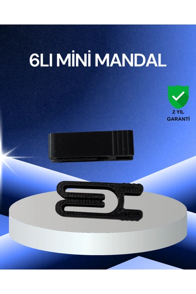 SAYARMARKT Poşet Kapatma Mandalı Hava Geçirmez 6 Adet Set ürün görseli 1