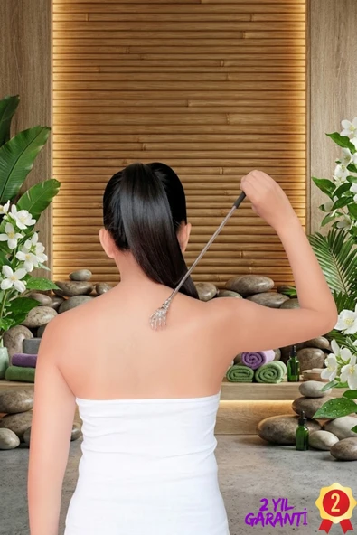 SAYARMARKT Sırt Kaşıma Aparatı Ergonomik Saplı Pratik Kaşıma Çubuğu ürün görseli 1