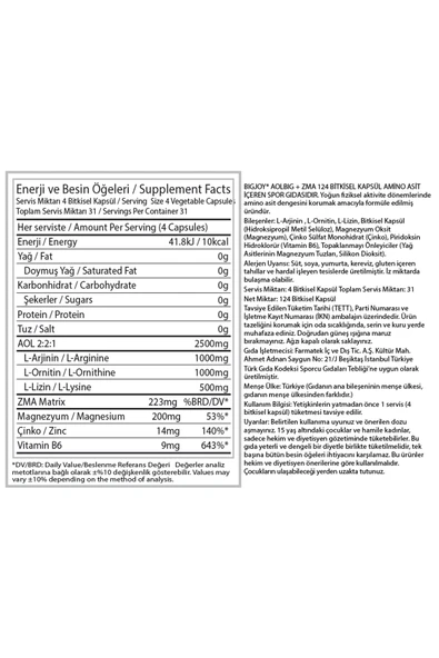 Bigjoy Bigjoy Aol Zma 124 Veggie Kapsül - Resim 5