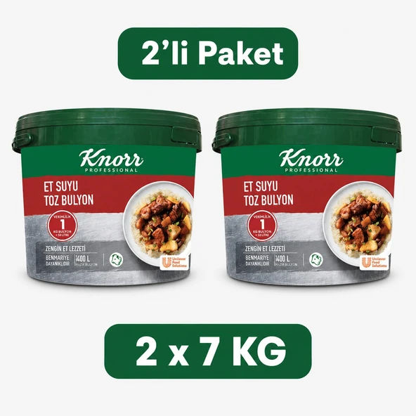 Knorr Et Suyu Toz Bulyon 7 Kg x 2 Adet - Profesyonel Et Bulyon ürün görseli 1