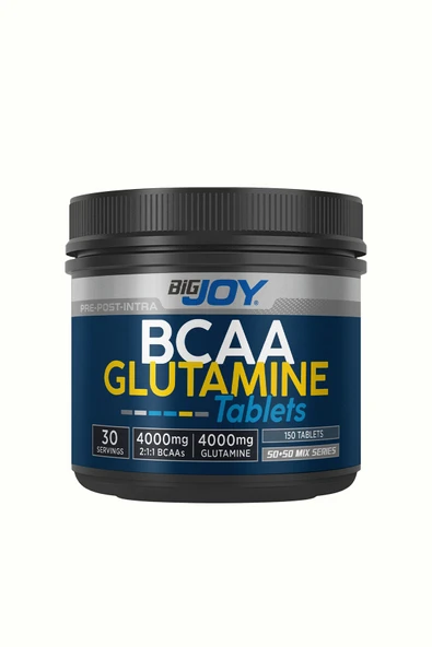 Bigjoy Bcaa+ Glutamine 150 TABLETS 30 Servis Aminoasit ürün görseli 1