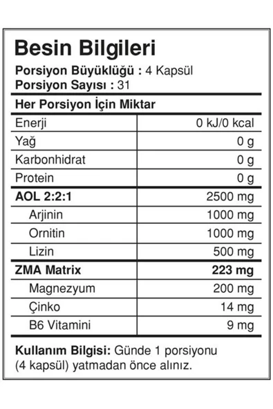 Bigjoy Bigjoy Aol Zma 124 Veggie Kapsül - Resim 4