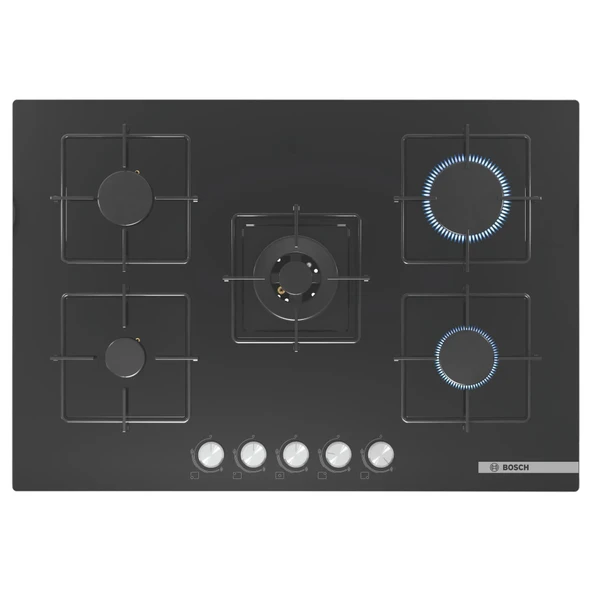 Bosch PNQ7B6O12O Serie 4 5 Gözü Gazlı Ankastre Ocak ürün görseli 1