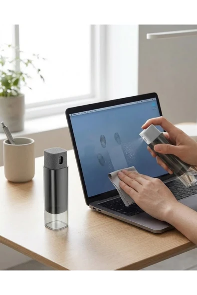 SAYARMARKT Kompakt Ekran Temizleme Sprey Şişesi Telefon Tablet Bilgisayar Temizlik Şişesi ürün görseli 1